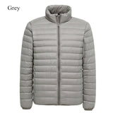 QUANBO  Men's Lightweight Water-Resistant Packable Puffer Jacket