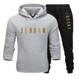 Men's Jordan 23 Letter Suit Brand Sportswear Sportswear Suit Men's Sports Hoodie + Pants Suit Casual Sportswear Men's Hoodie