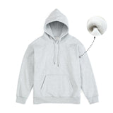 SIMWOOD 2021 Spring Winter New Hooded Hoodies Men thick 360g fabric solid basic sweatshirts quality jogger  texture  pullovers