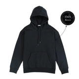 SIMWOOD 2021 Spring Winter New Hooded Hoodies Men thick 360g fabric solid basic sweatshirts quality jogger  texture  pullovers